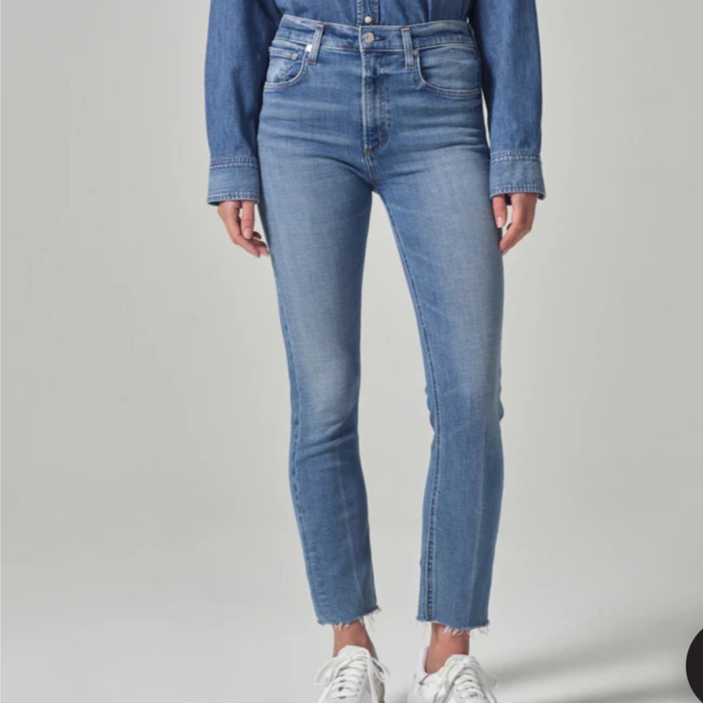 Citizens Of Humanity Isola Straight Crop Jean in Splendor size 24